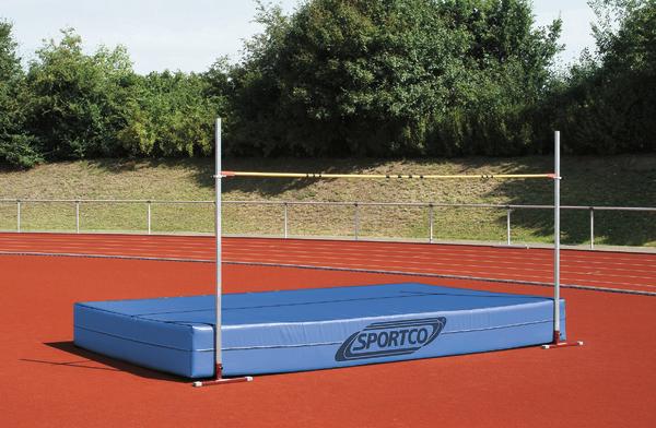 Sportco Hochsprungmatte, Standard, 400 x 250 x 50 cm, blau