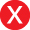 Rot mit X