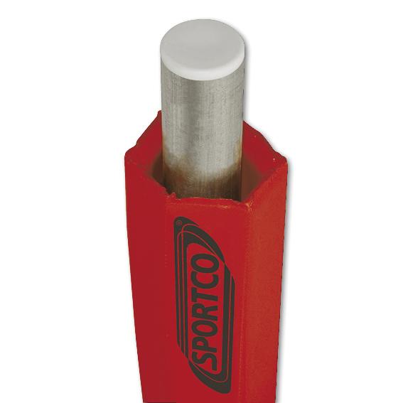 Säulenschutzpolster für Volleyball und Multispielpfosten, 100 - 142 mm ø, rot