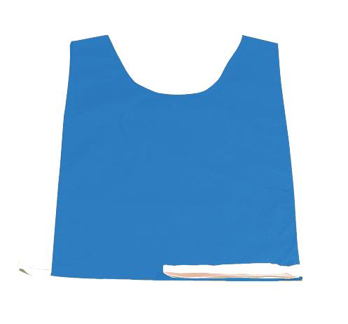 Blaues Sportweste ohne Ärmel, schlichtes Design, ideal für Training und Freizeit.