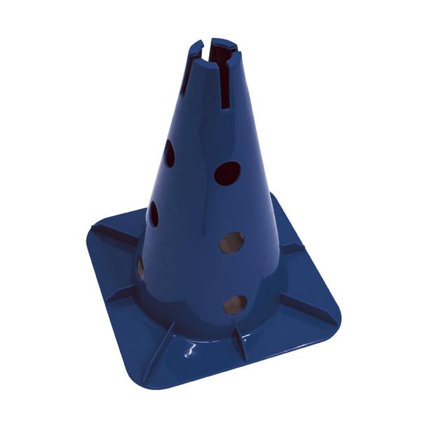 Multifunktions-Kegel, 30 cm hoch, blau