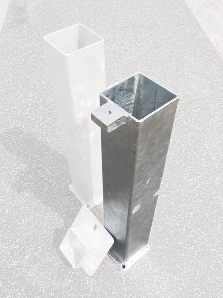 Bodenhülse für Basketballanlage, mit Aushebesicherung , 80 x 80 mm (Einstecktiefe: 500 mm)