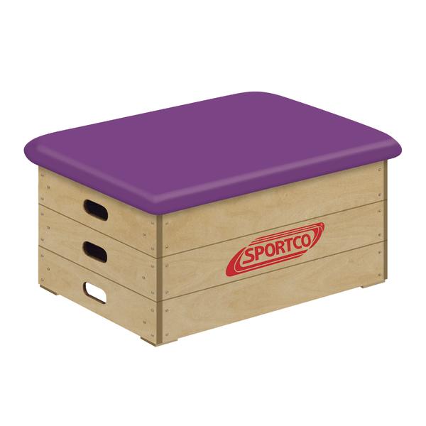 Sportco Sprungkasten BASIC LILA, 3-teilig