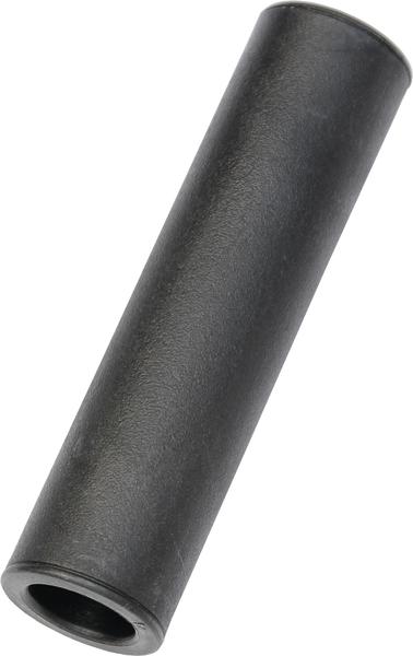 Schwarzes Türanker, rutschfest und ergonomisch geformt.