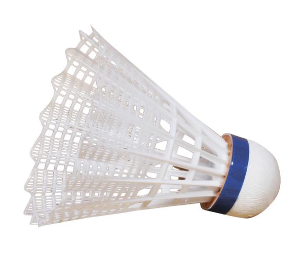VICTOR Nylon Shuttle 2000 Gold Badmintonbälle, weißer Korb, grün/langsam