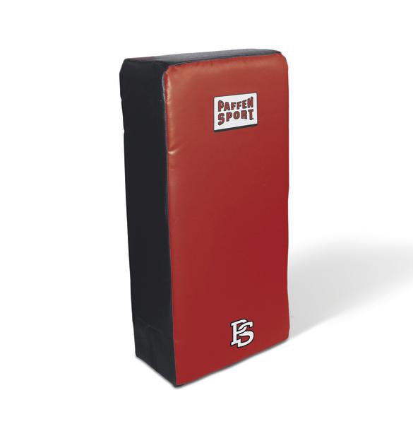 Boxsack Schlagpolster rot-schwarz mit Paffen Sport Logo, Trainingsausrüstung für Kampfsport