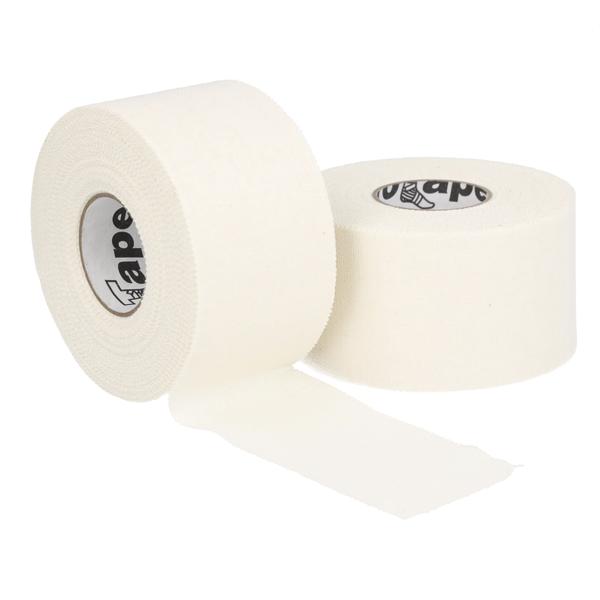 Weißes Sporttape auf Rolle, ideal für Gelenk- und Muskelstabilisierung beim Sport.