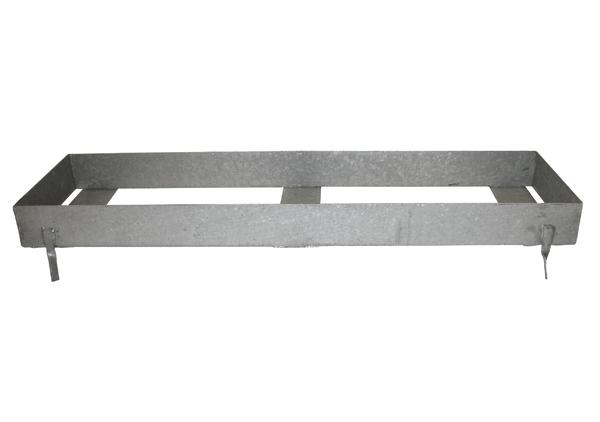 Bodenrahmen aus verzinktem Stahlblech.