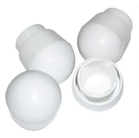 Weißer Kunststoff-Ersatzstopfen für Sprungstab.