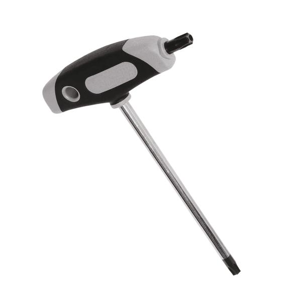 Schraubendreher mit T-Griff und Kreuzschlitzspitze, ergonomisch und robust.