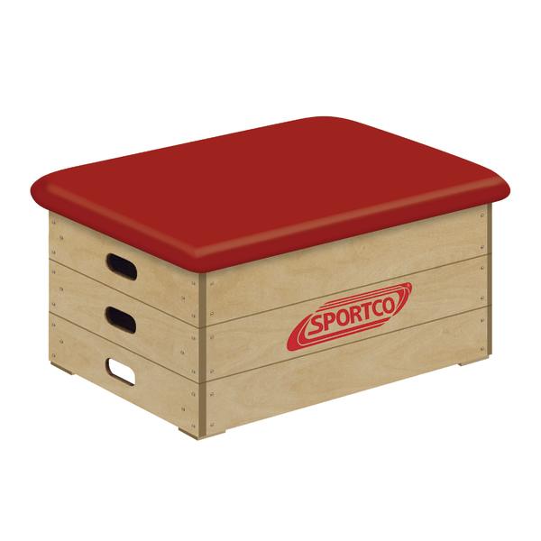 Sportco Sprungkasten BASIC RED, 3-teilig