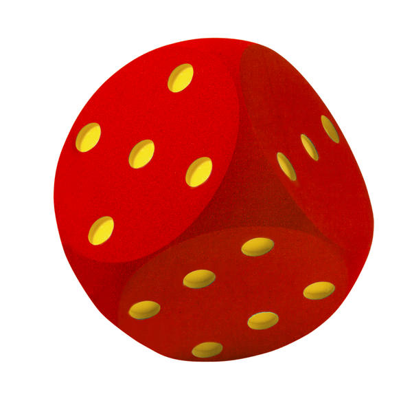 Volley® Schaumstoffwürfel, Kantenlänge 16 cm, rot