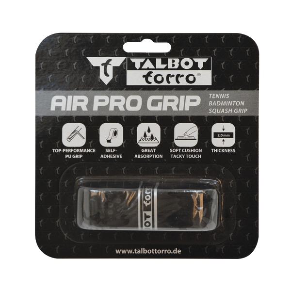 Talbot Torro Air Pro Grip für Tennis, Badminton und Squash mit selbstklebender PU-Oberfläche.