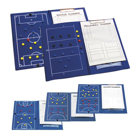 Magnetische Sport-Planer für Fußball, Volleyball, Basketball, Handball und Hockey mit Taktiktafeln.