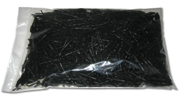 Ersatzspitzen für Softdart, verpackt in einer durchsichtigen Plastiktüte.