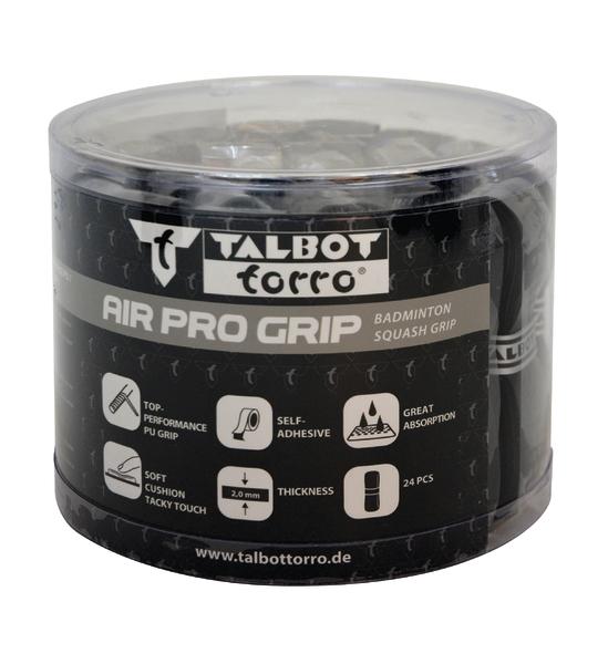 Talbot Torro Air Pro Grip Badminton- und Squash-Schlägergriffband, 24 Stück, selbstklebend, 2 mm dick.