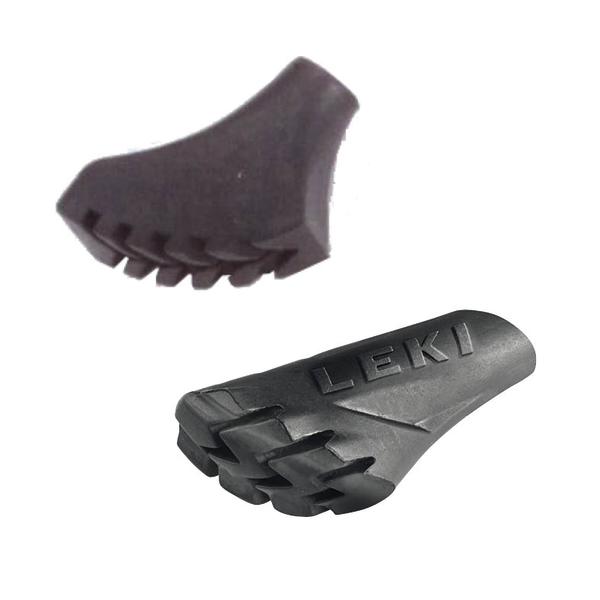 Gummipuffer für Trekkingstöcke, rutschfest und stoßdämpfend, Marke LEKI.