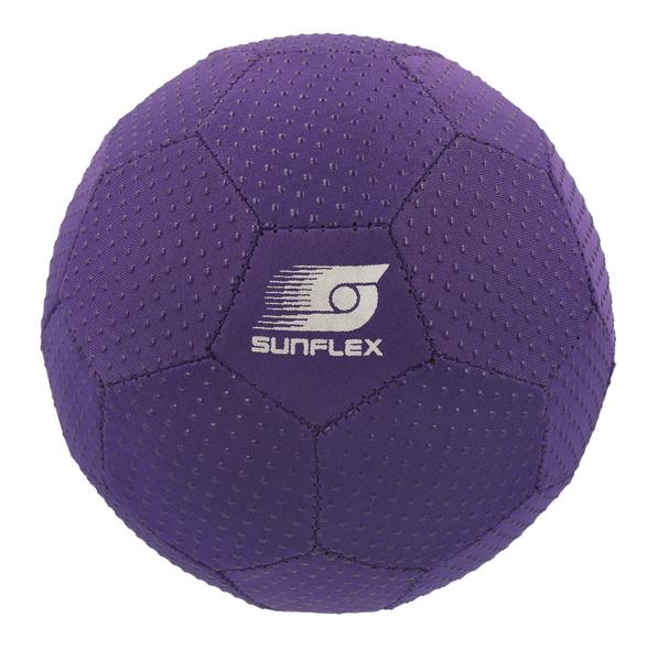 Lila Sunflex Softball mit genoppter Oberfläche, ideal für Indoor-Training und Fitness.