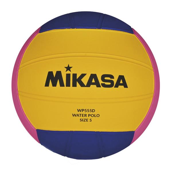 Mikasa WP555D Wasserball in Größe 5 mit mehrfarbigem Design.
