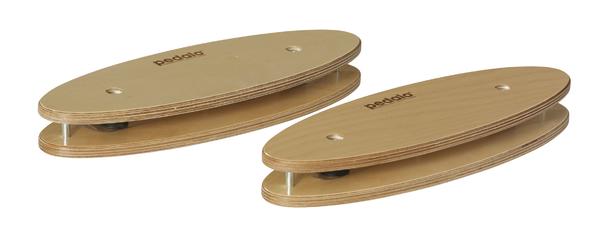 Pedalo Balanceboard aus Holz für Gleichgewichtstraining und Koordination.
