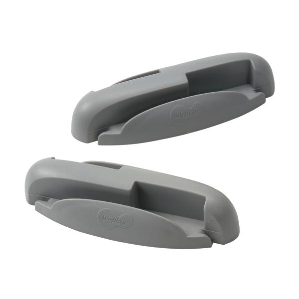 Graues Verbinder-Set für Balance-Pfad, 2 Stück.