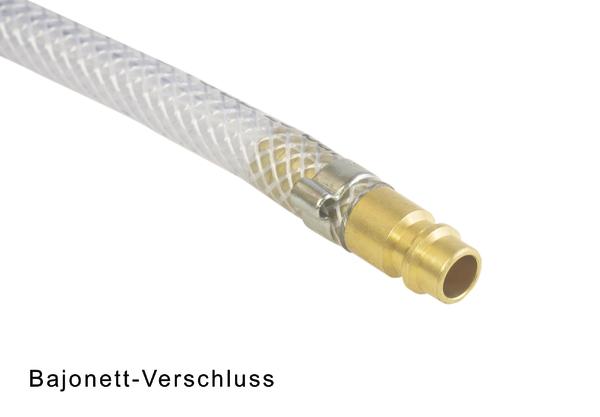 Flexibler Schlauch mit Bajonett-Verschluss aus Messing für sichere Verbindungen