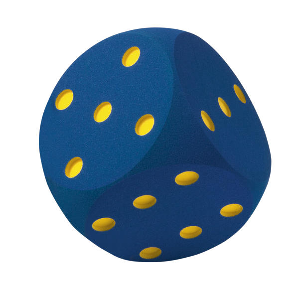 Volley® Schaumstoffwürfel, Kantenlänge 16 cm, blau