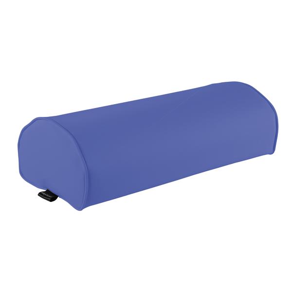 Blaue ergonomische Halbrolle mit abgerundeter Form.
