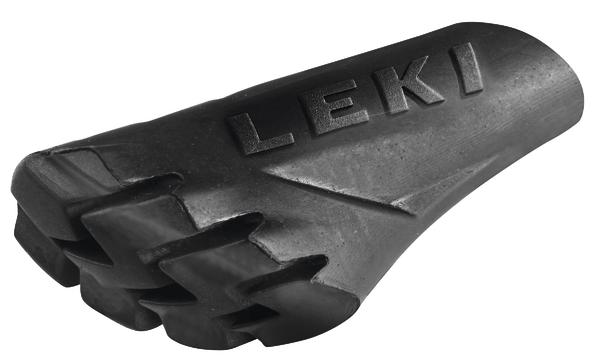 Asphalt-Pad als Ersatz mit der Aufschrift "LEKI" in Schwarz.