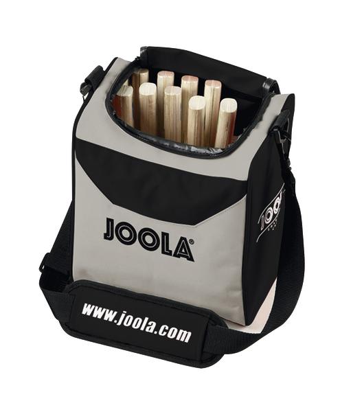 JOOLA Tasche mit Holzstangen für Tischtennis-Training, tragbar und robust.