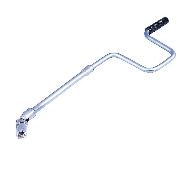 Reckschlüssel für Reckanlage mit Innen-Vierkant.