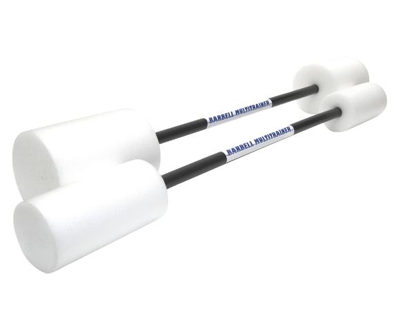 Schwimmstangen mit Schaumstoffpolsterung für Wassergymnastik und Schwimmtraining.