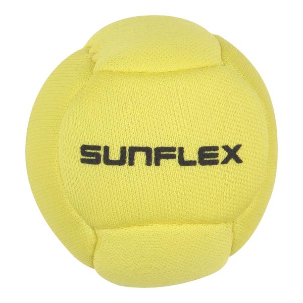 Gelber Sunflex Softball aus Stoff, ideal für Indoor- und Outdoor-Spiele.