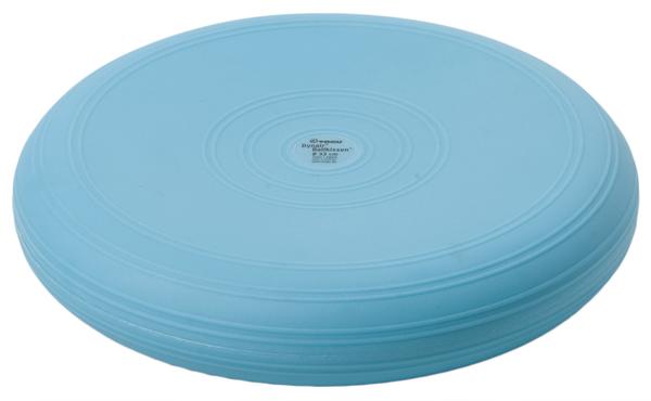 Blauer Balancekissen-Sitzkissen für ergonomisches Sitzen und Gleichgewichtstraining.