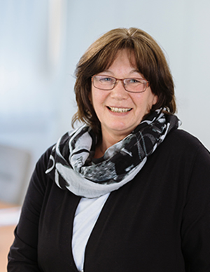 Porträt von Petra Schmidt, technischer Einkauf.
