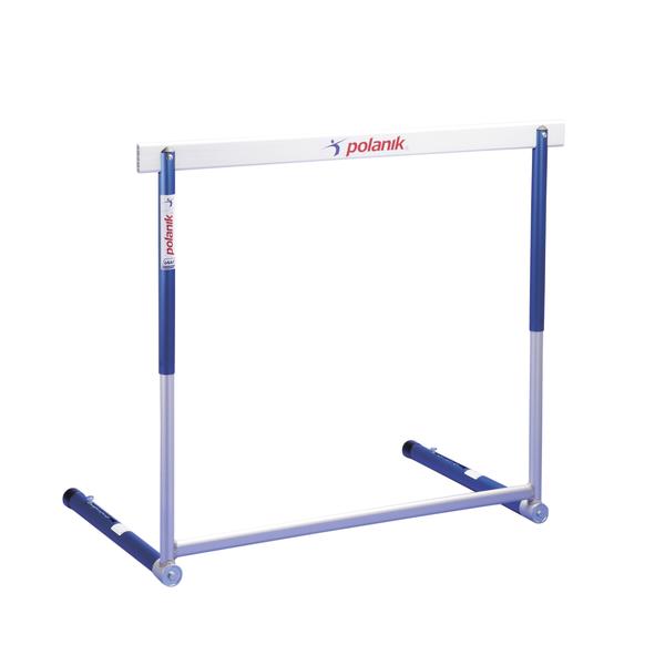Polanik Wettkampfhürde, Aluminium, 5-fache Höhenverstellung von 76,2 - 106,7 cm (IAAF-Nr. E-99-0156)