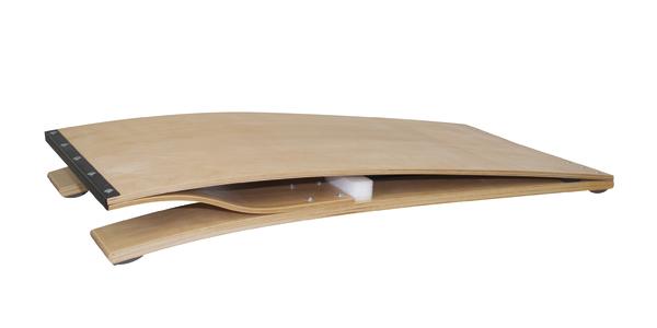 Sportco Sprrungbrett aus Holz, ungepolstert.