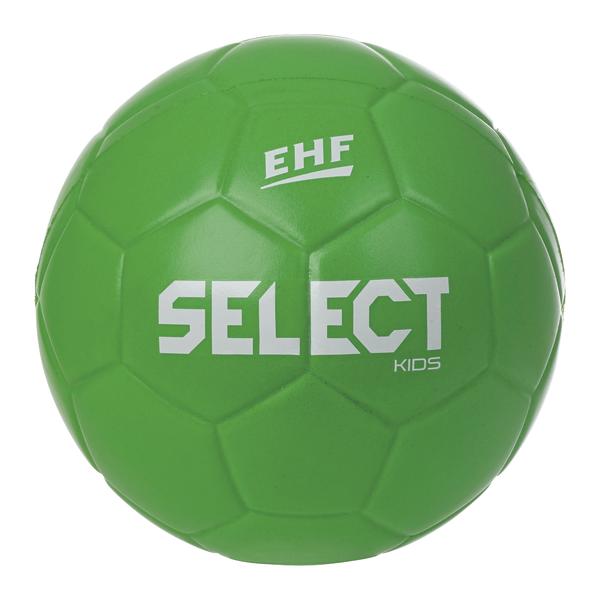 Grüner SELECT Kids Handball mit EHF-Logo für Kinder und Jugendtraining im Schul- und Vereinssport 47cm / 0