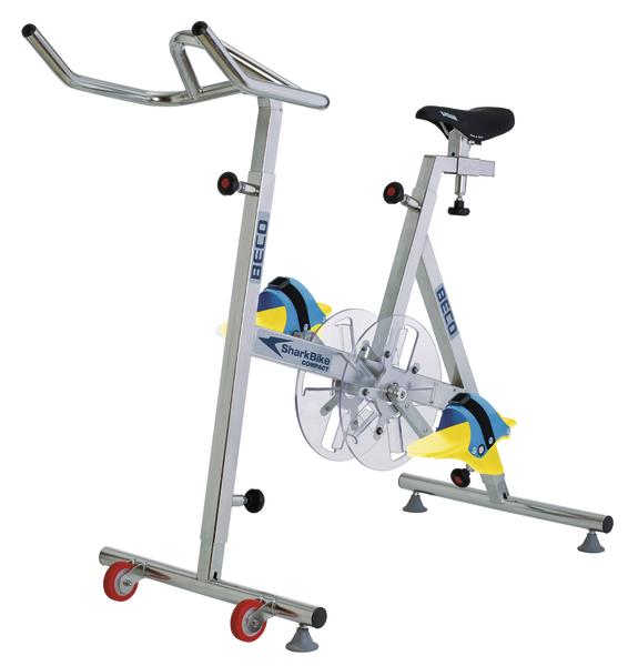 Modernes Aqua-Bike SharkBike Compact für effektives Training.