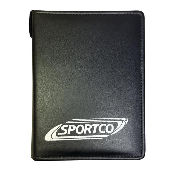 Sportco Schiedsrichter-Etui in Schwarz.