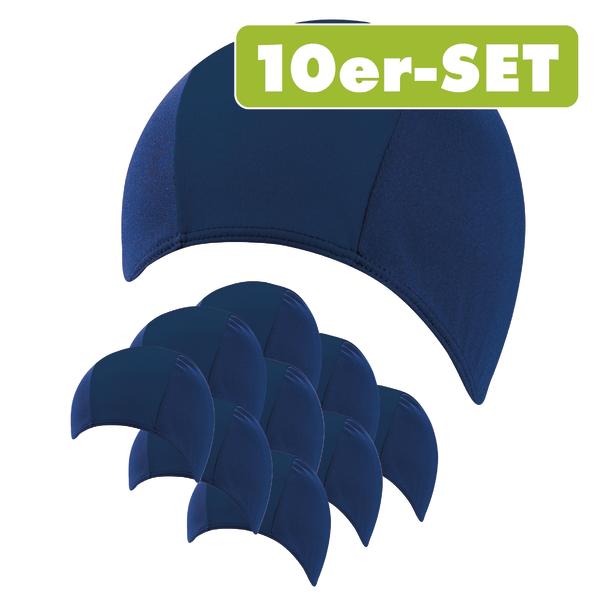 BECO Textil-Badekappe, Badekappe im 10er Satz, blau