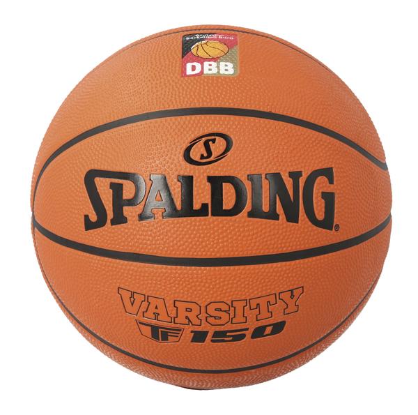 Basketball Spalding Varsity TF-150 orange mit DBB-Logo, offizieller Spielball.