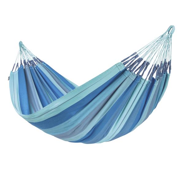 La Siesta Hängematte Modesta, Einzelhängematte: ca. 200 x 140 cm, blau