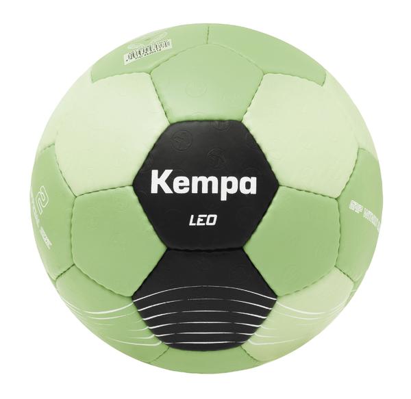 Handball Kempa Leo in grün und schwarz, hochwertiger Trainingsball für Handballspieler.