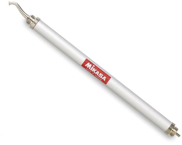 Mikasa Volleyballnetz-Spannstange aus Aluminium mit Metallhaken und Schraubverschluss.