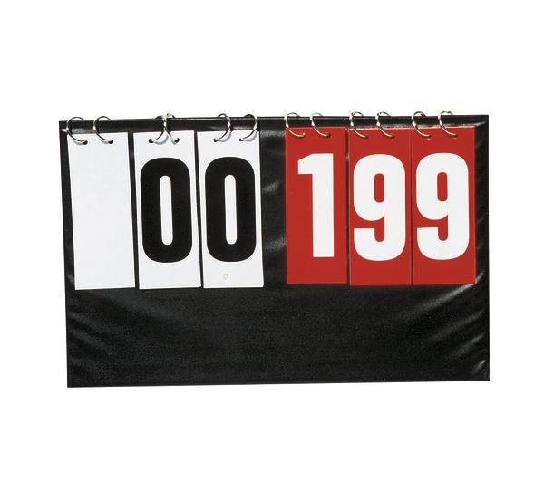 Manuelle Spielstandanzeige mit 00 und 199 auf schwarzem Hintergrund.