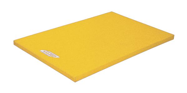 Sportco Leichtturnmatte, ohne Klettbandecken, 100 x 150 x 6 cm, gelb