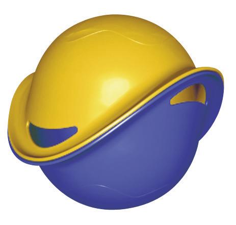 Kinder spielen gemeinsam mit einem großen blauen Stretch-Tuch im Kreis.