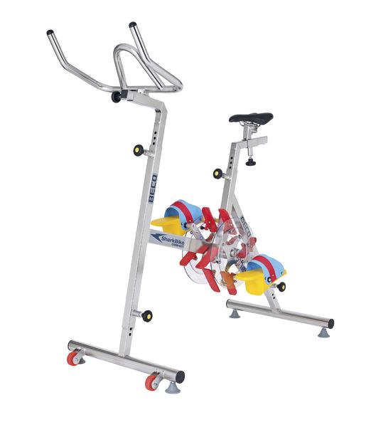 Fitnessgerät SharkBike mit Pedalen und Griffen für Ganzkörpertraining im Wasser