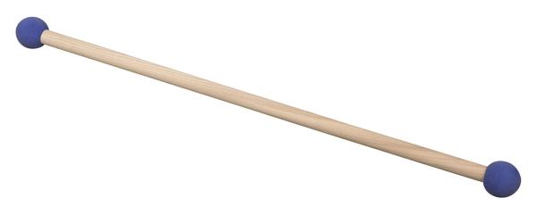 Holzschlägel mit blauen Filzköpfen, geeignet für Schlaginstrumente wie Marimba oder Xylophon.